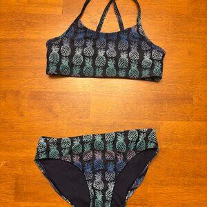 Gap girls bikini with pineapples